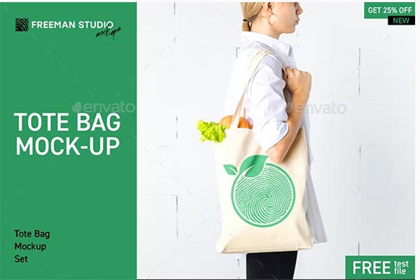 Tote Bag Mock-Up Set