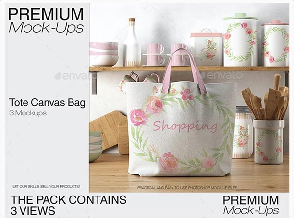 Tote Canvas Bag Mockups