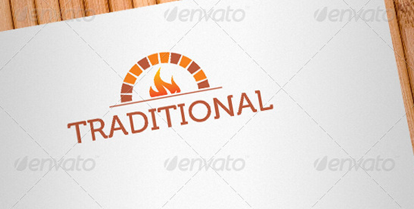 Traditional Food Logo Template