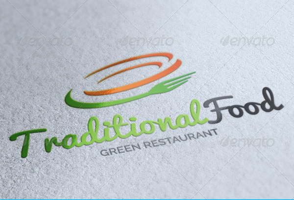 Traditional Food Logo Template