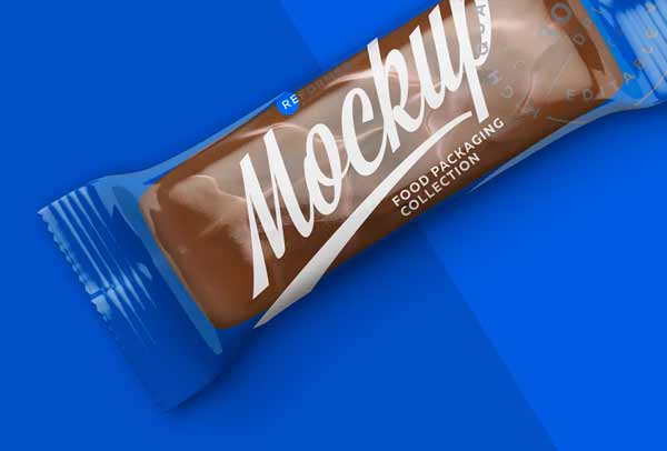 Transparent Chocolate Bar Mockup