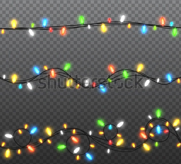 Transparent Christmas Lights