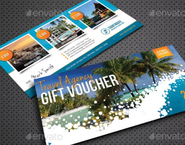 Travel Agency Gift Voucher Templates