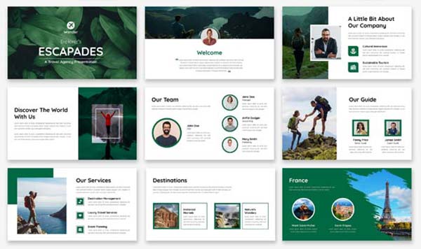 Travel Agency Marketing Slides Download