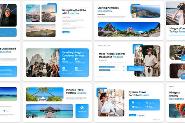 Travel Agency PowerPoint Design Template