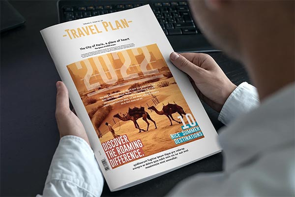 Travel Clean Magazine Template