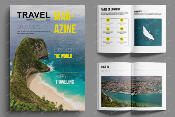 Travel Magazine Layout