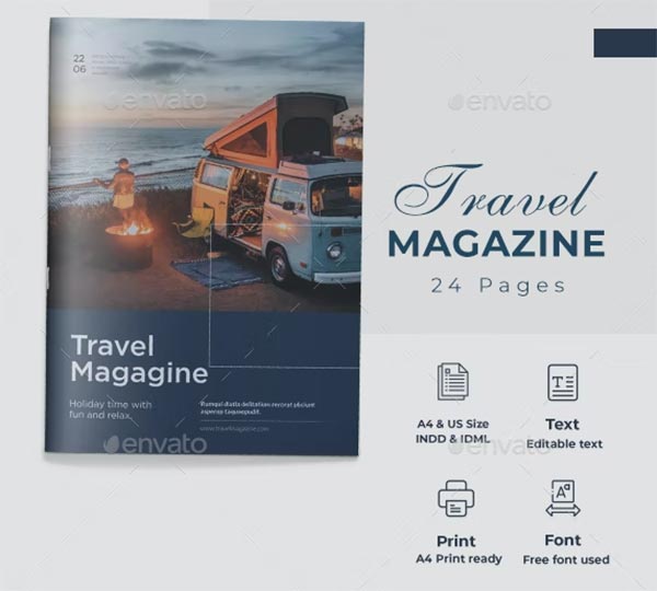 Travel Magazine Template