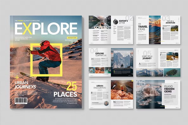 Travel Magazine Template