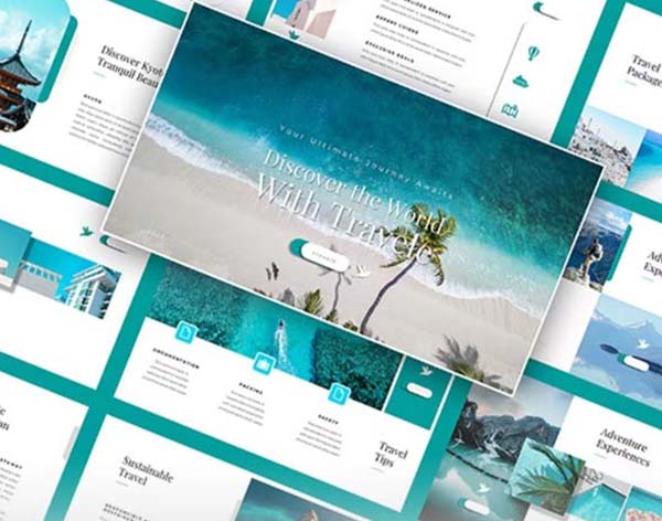Travel Sales Presentation Design Template