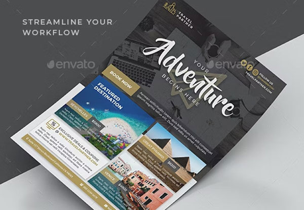 Travel Vacation Flyer Template