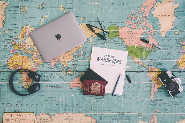 Travel Passport Booklet Mockup Design