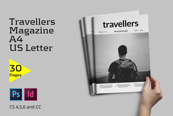 Beautiful Travel Magazine Templates