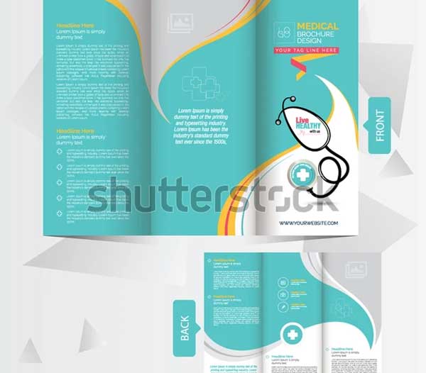 Tri-Fold Medical Brochure Design Template