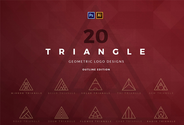 Triangle Logos Template
