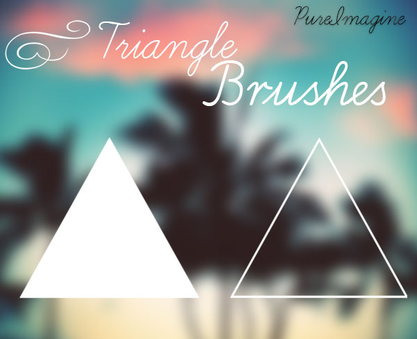 Triangle Photoshop Brushes