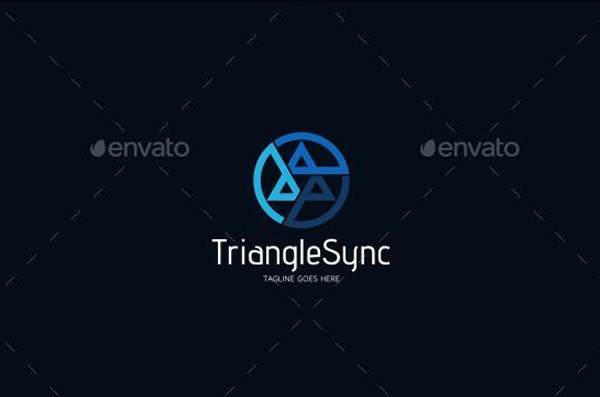Triangle Sync Logo Design