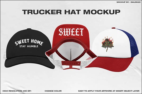 Trucker Hat Mockup