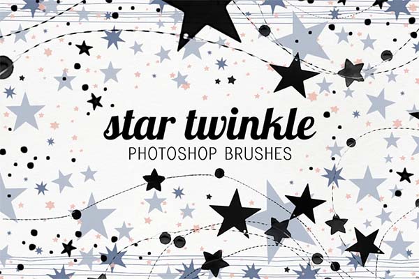 Twinkle Stars Photoshop Brushes