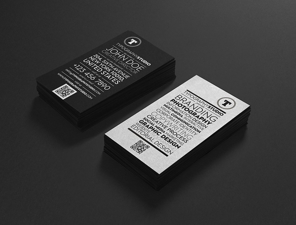 Typography Studio Business Card Template
