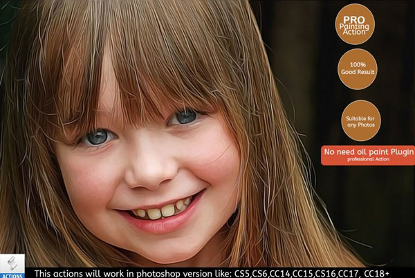 Ultimate Realistic Painting Photoshop Action