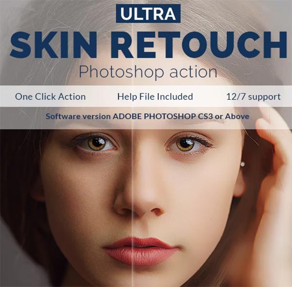 Ultra Skin Retouch Photoshop Action