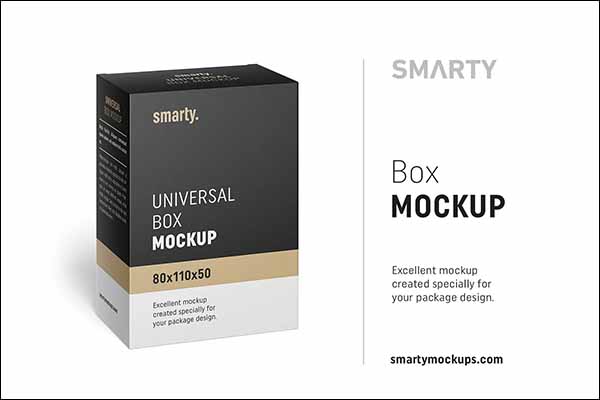 Universal Carton Box Mockup