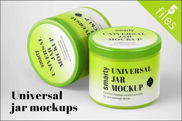 Universal Jar Best Mockups