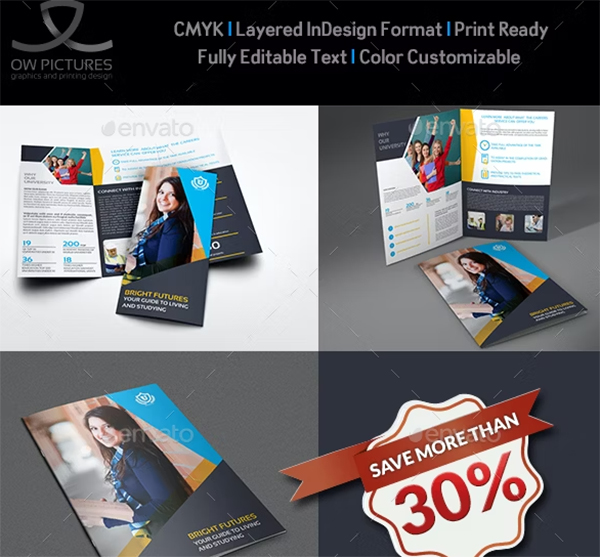 University - College Brochure Bundle Template