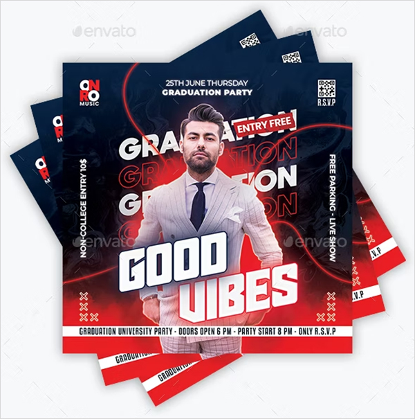 University Party Flyer Design