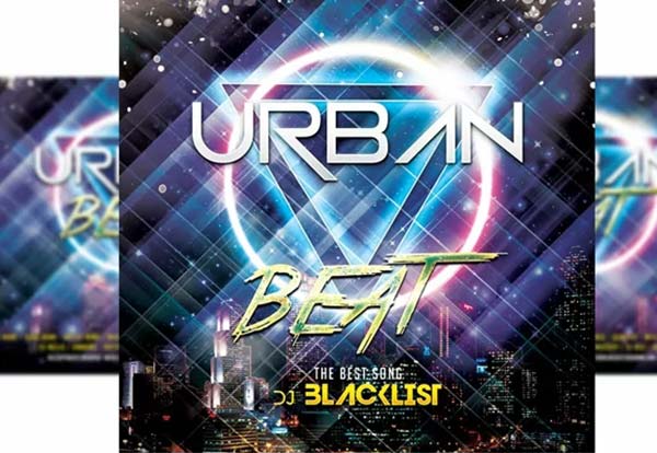 Urban Beat CD Cover Template