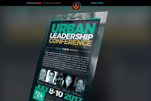 Urban Leadership Conference Flyer Template