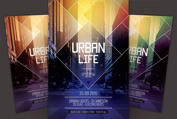 Urban Life Party PSD Flyer