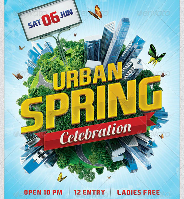 Urban Spring Flyer Template