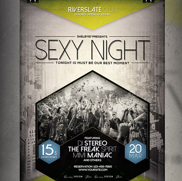 VIP Night Club Flyer