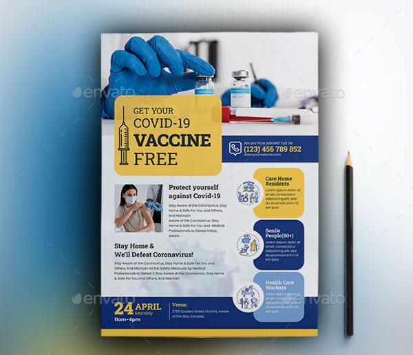 Vaccination Event Flyer Templates