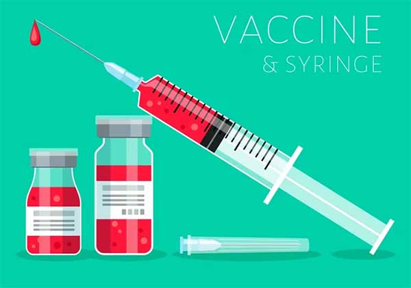 Vaccine and Syringe Mockup Design