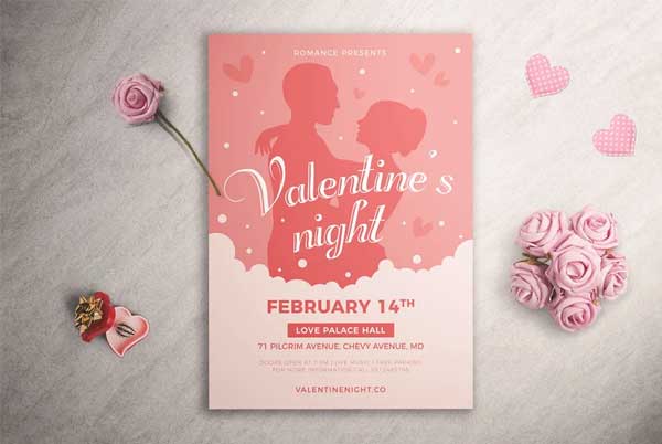 Valentine's Day Night Flyer