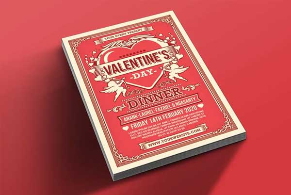 Valentines Day Flyer Templates | 33+ PSD, Ai, Word, InDesign Formats