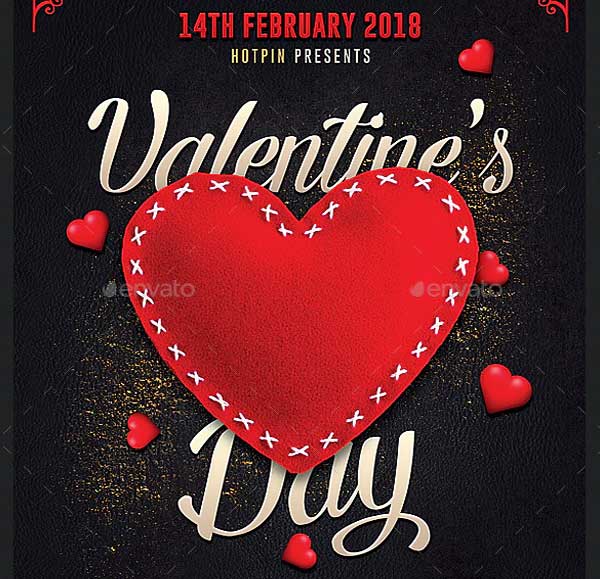 Valentines Day Flyer Invitation Template