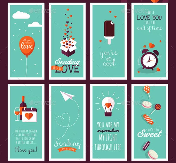 Valentines Day Greeting Card Templates