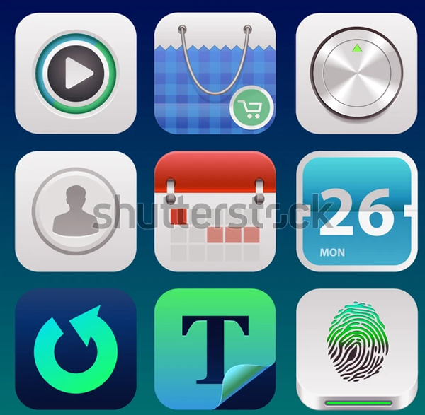 Vector App Icons Set