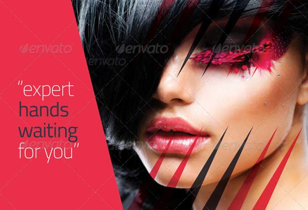 Vector Beauty Salon Brochure Templates