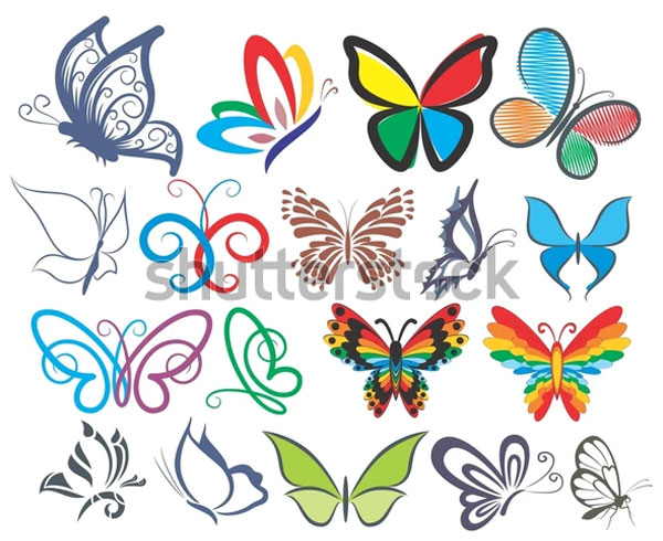 Vector Butterfly Logo Design