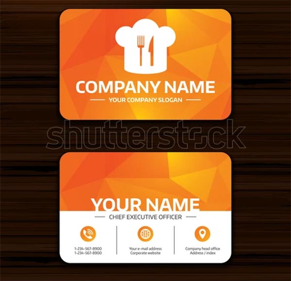 Vector Chef Business Card
