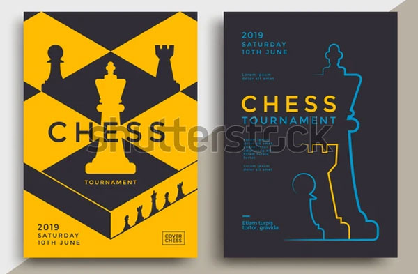 Vector Chess Tournament Poster Template