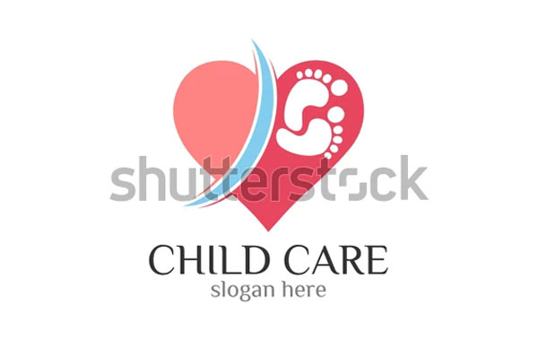 Vector Child Care Logo Template