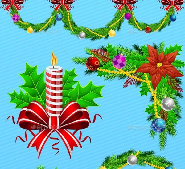 Vector Christmas Decorations