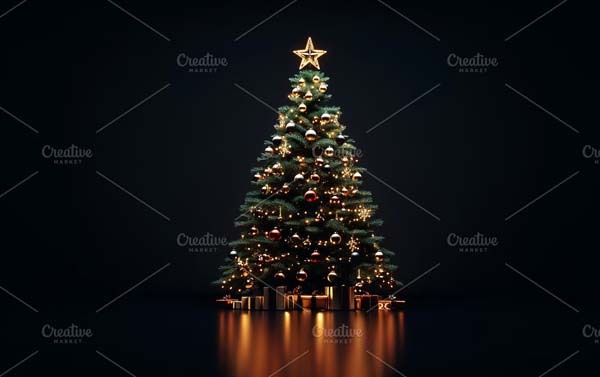 Vector Christmas Light Templates