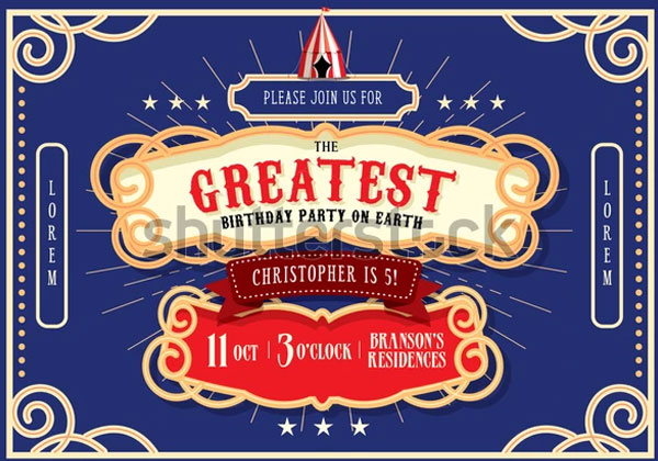 Vector Circus Banners